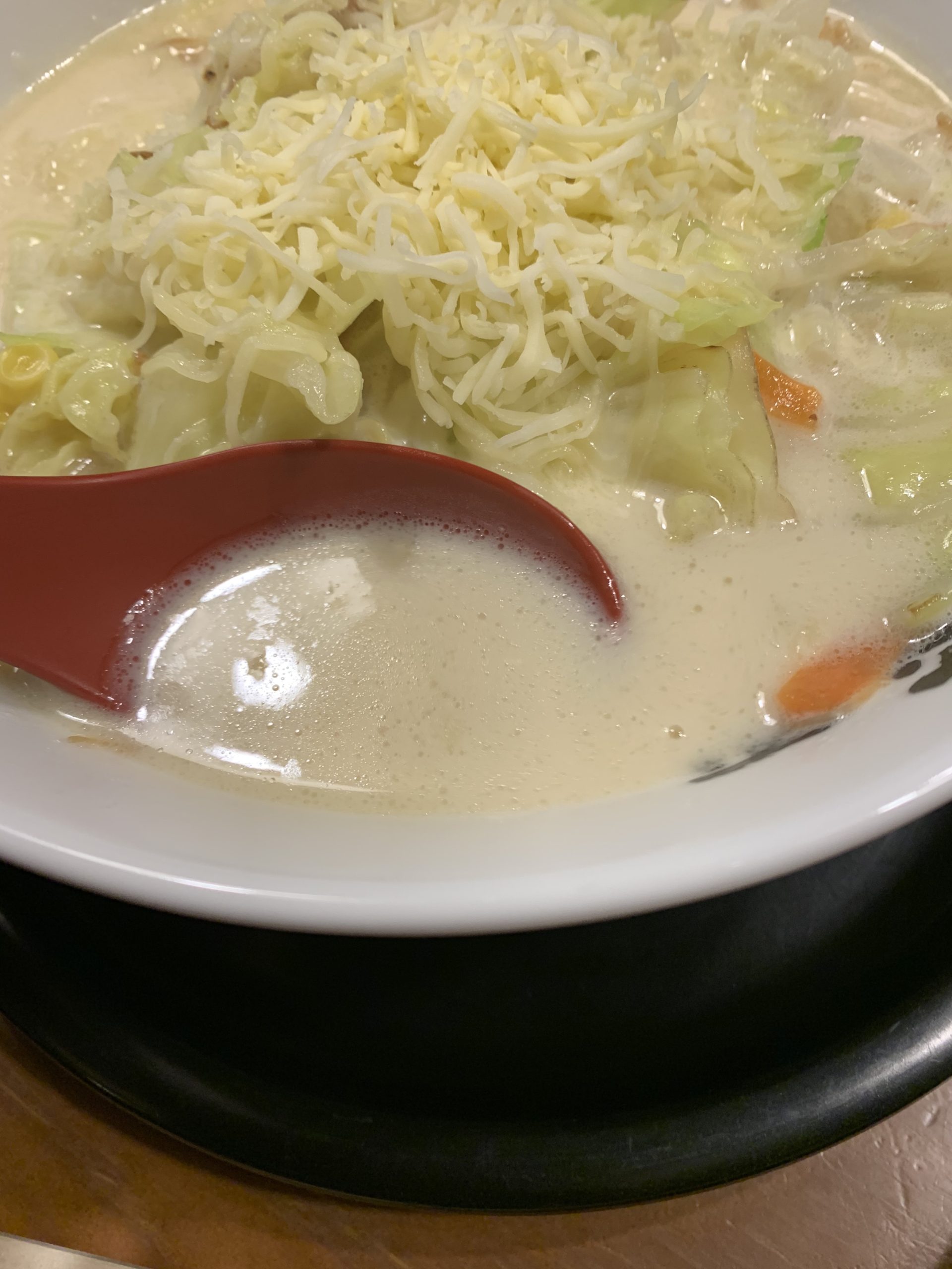 らー麺藤平12月限定白雪のスープ